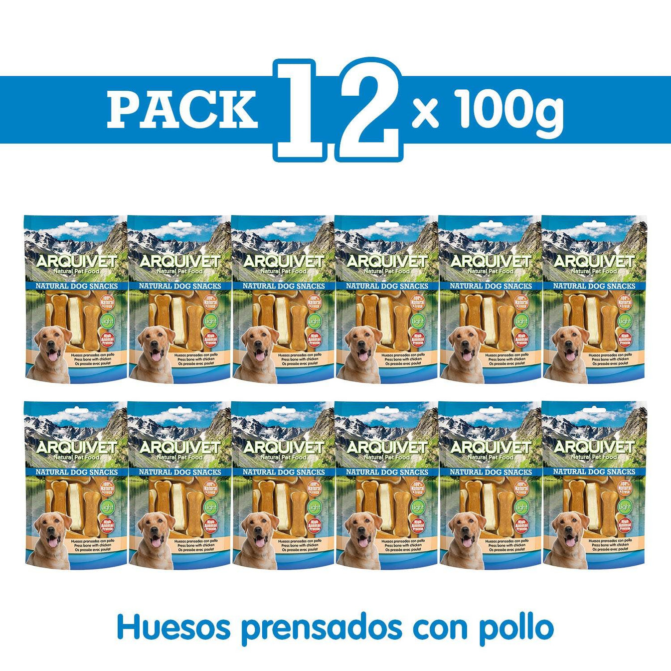Huesos prensados con pollo - Arquivet