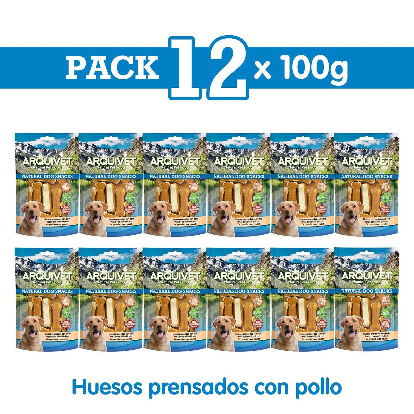Huesos prensados con pollo - Arquivet