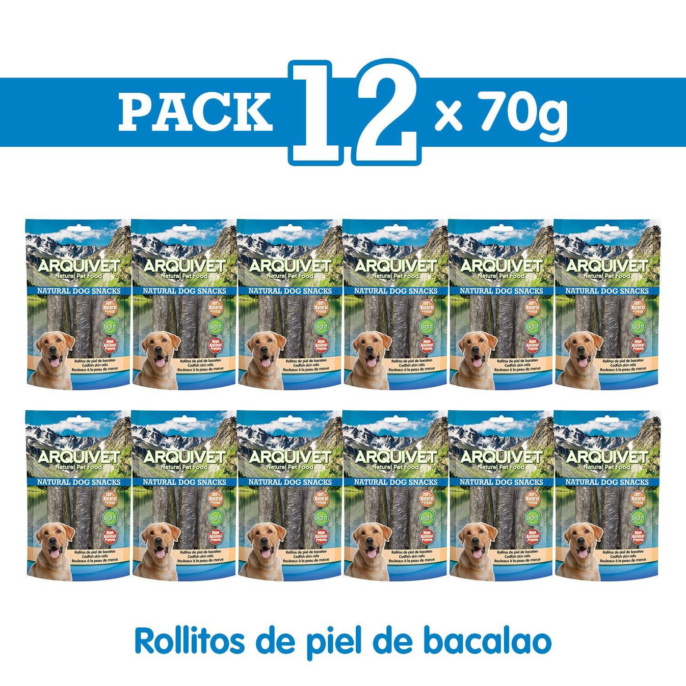Rollitos de piel de bacalao - Arquivet