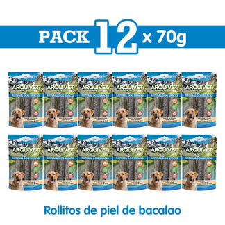 Rollitos de piel de bacalao - Arquivet