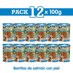 Barritas de salmón con piel - Arquivet