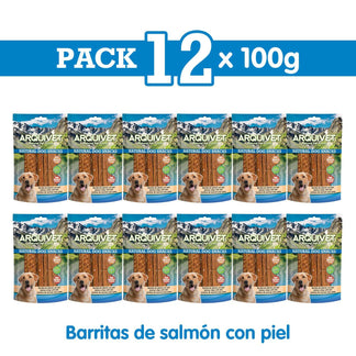 Barritas de salmón con piel - Arquivet