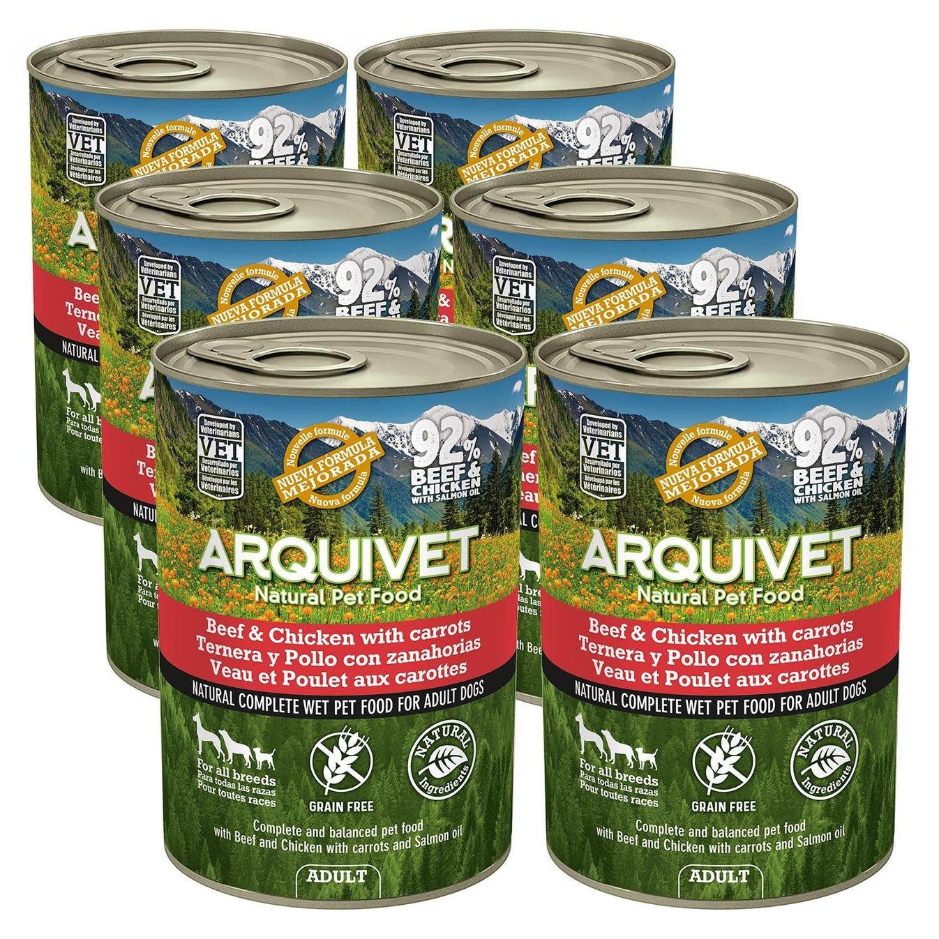 Pate 400g ADULT Beef and Chicken - Arquivet