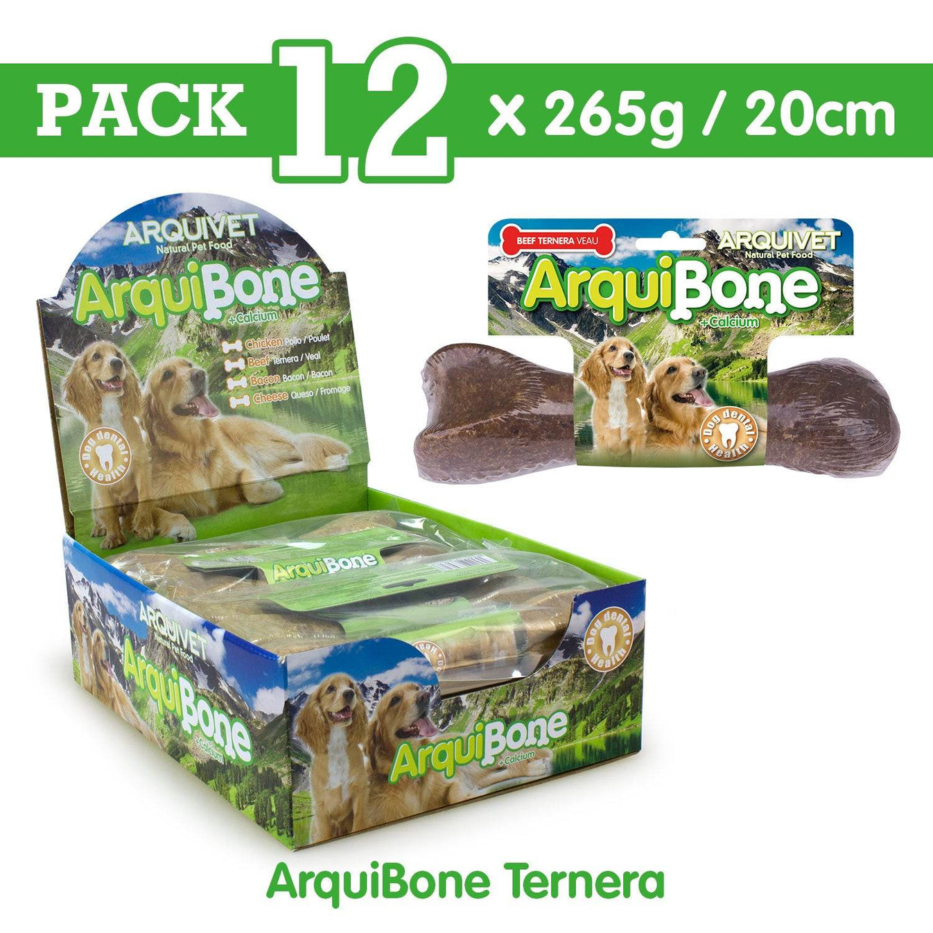Arquibone - Osso di manzo aromatizzato - Arquivet