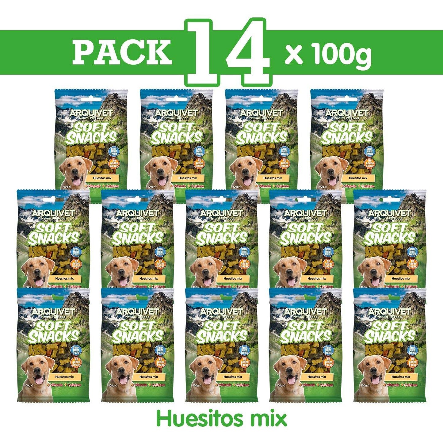 Soft Snacks - Huesitos mix de sabores - Arquivet