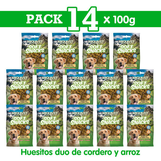 Huesitos duo de cordero y arroz - Soft Snacks