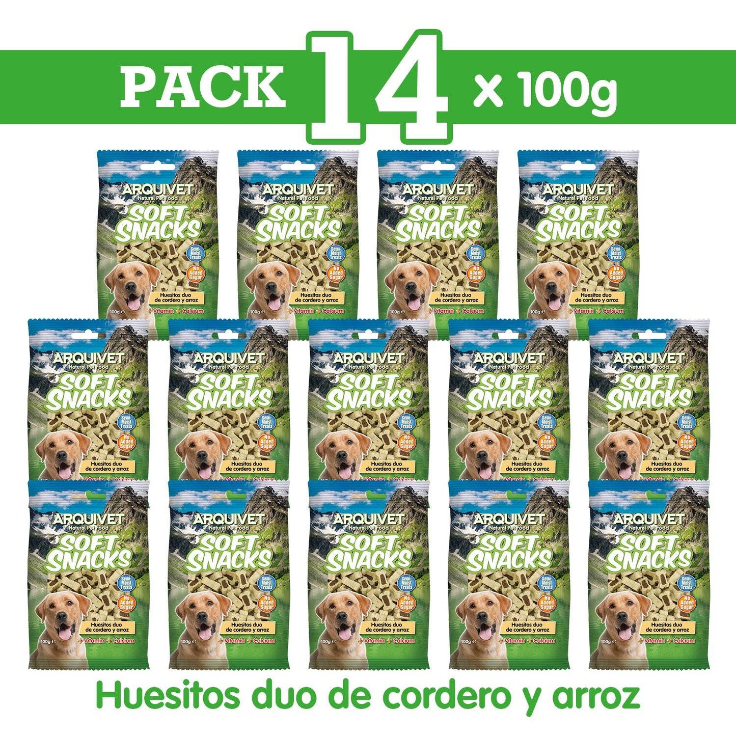 Soft Snacks - Huesitos duo de cordero y arroz - Arquivet