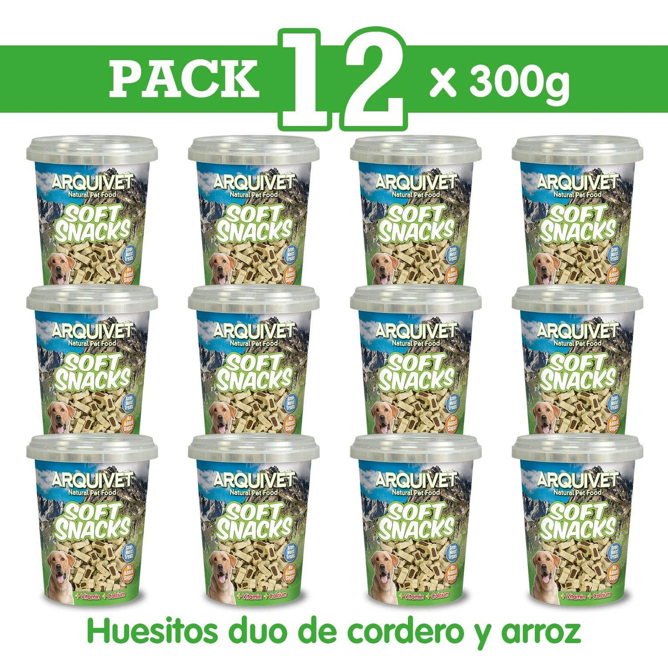 Soft Snacks - Huesitos duo de cordero y arroz - Arquivet