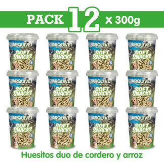 Soft Snacks - Huesitos duo de cordero y arroz - Arquivet