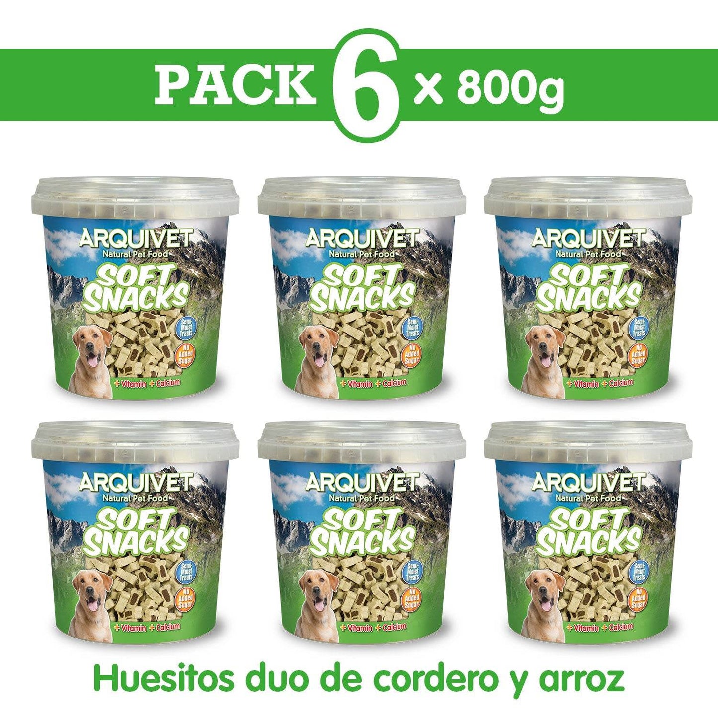 Soft Snacks - Huesitos duo de cordero y arroz - Arquivet