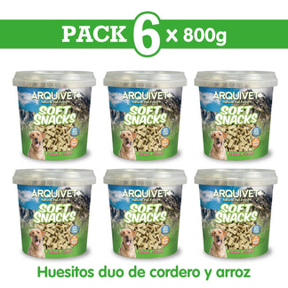 Soft Snacks - Huesitos duo de cordero y arroz - Arquivet