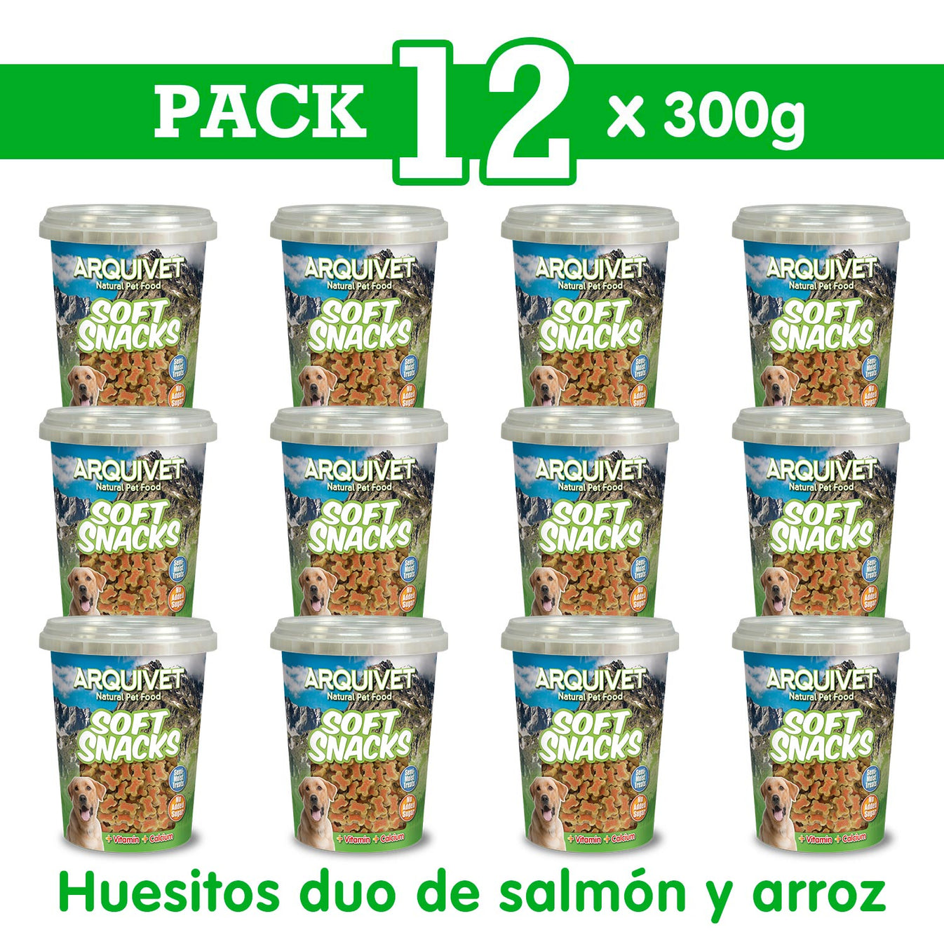 Huesitos duo de salmón y arroz - Soft Snacks