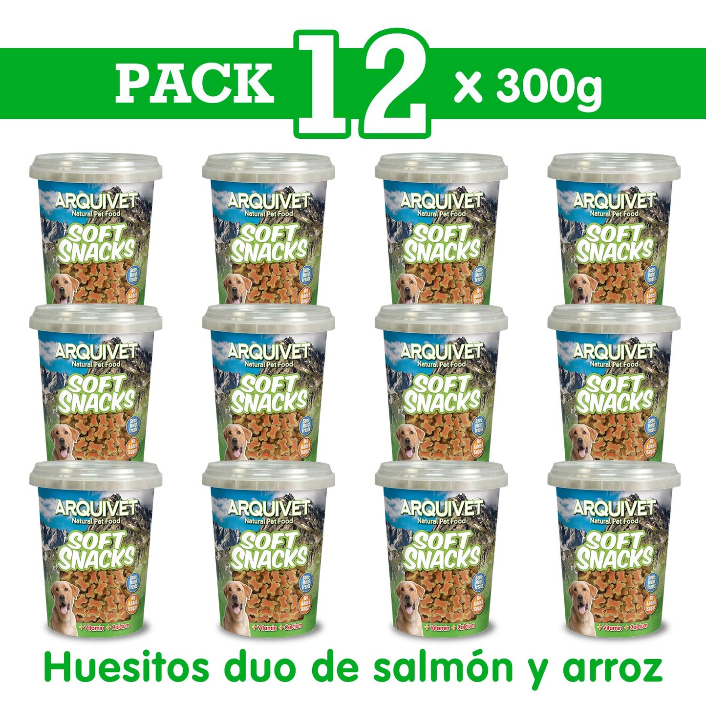 Huesitos duo de salmón y arroz - Soft Snacks