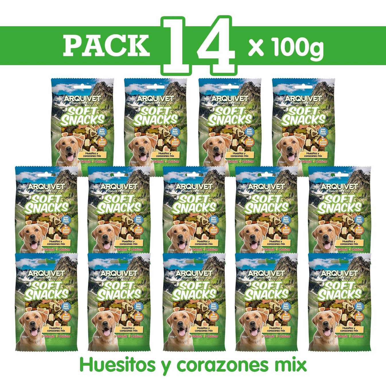 Soft snacks - Huesitos y corazones Mix - Arquivet