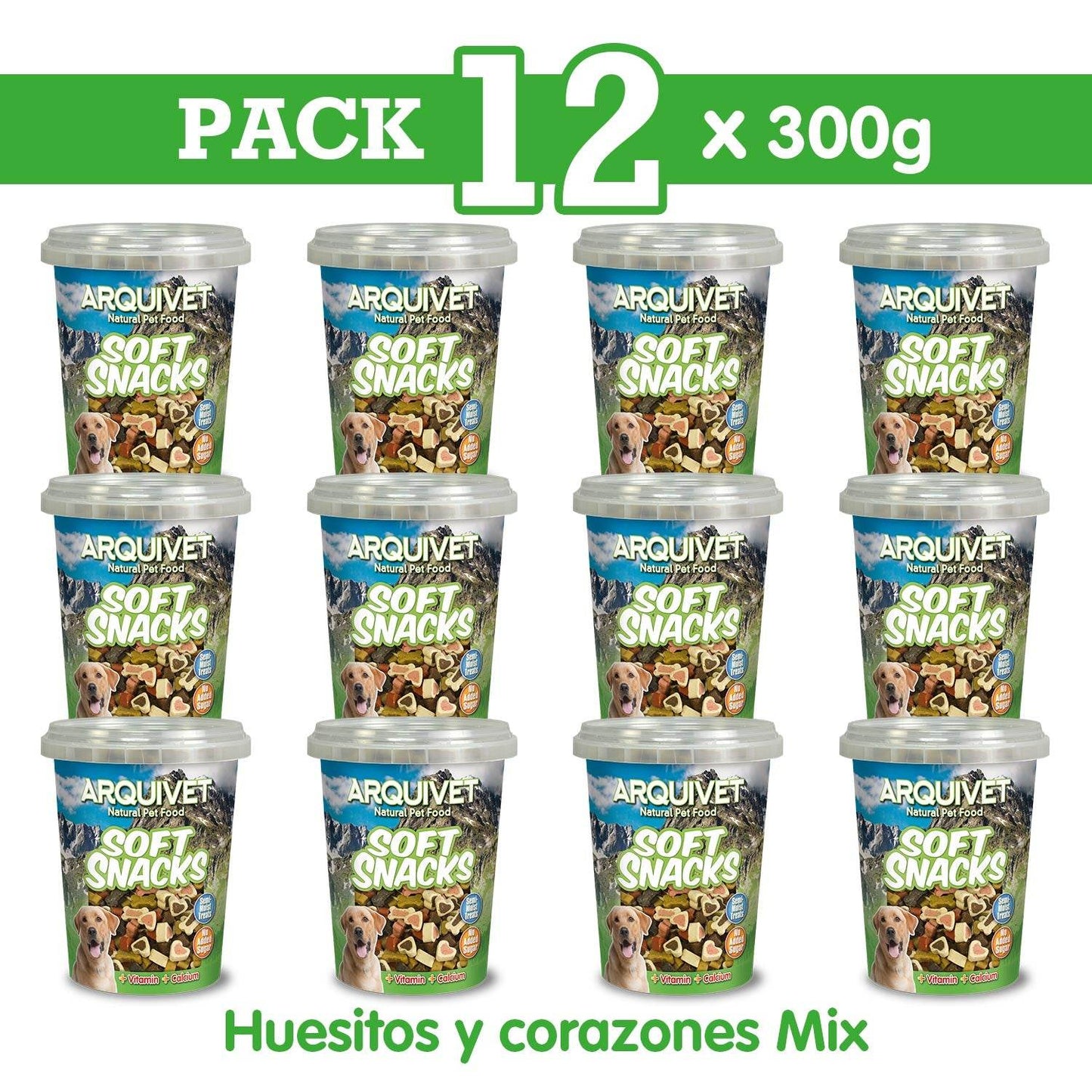 Soft snacks - Huesitos y corazones Mix - Arquivet