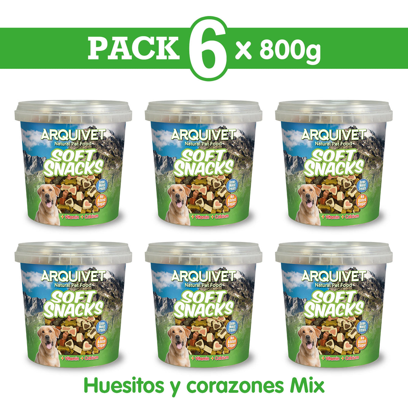 Bones and Hearts Mix - Soft Snacks
