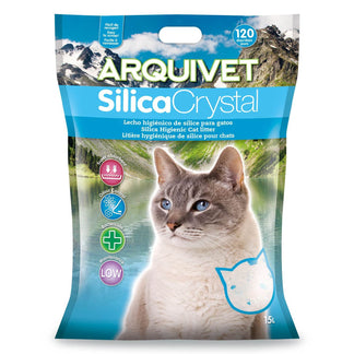 Lecho higiénico de arena de sílice para gatos - Arquivet