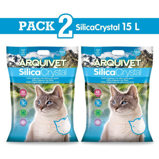 Lecho higiénico de arena de sílice para gatos - Arquivet