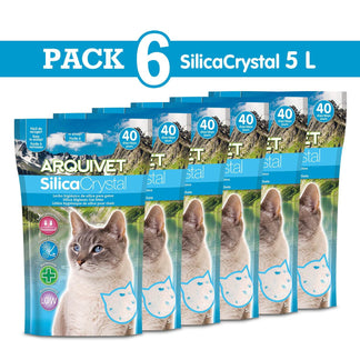Lecho higiénico de arena de sílice para gatos - Arquivet