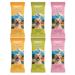 Pack de 6 Helados para perros - multisabor - Arquivet