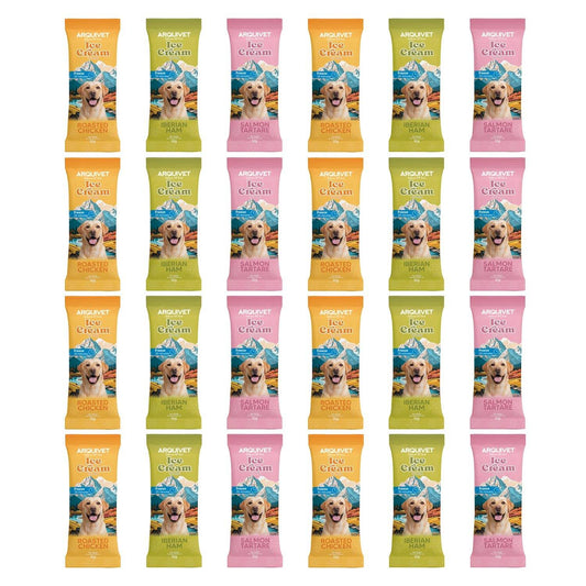 Pack de 24 Helados para perros - multisabor - Arquivet