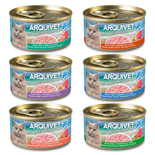 Thon rouge en sauce - Assortiment (6 saveurs)