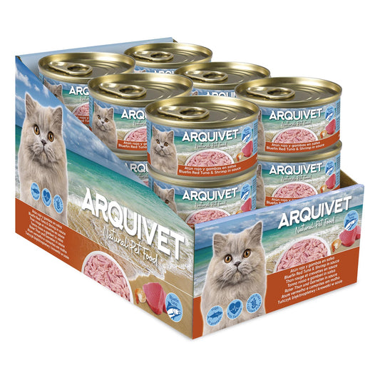 Thon rouge et crevettes en sauce - Mini filets