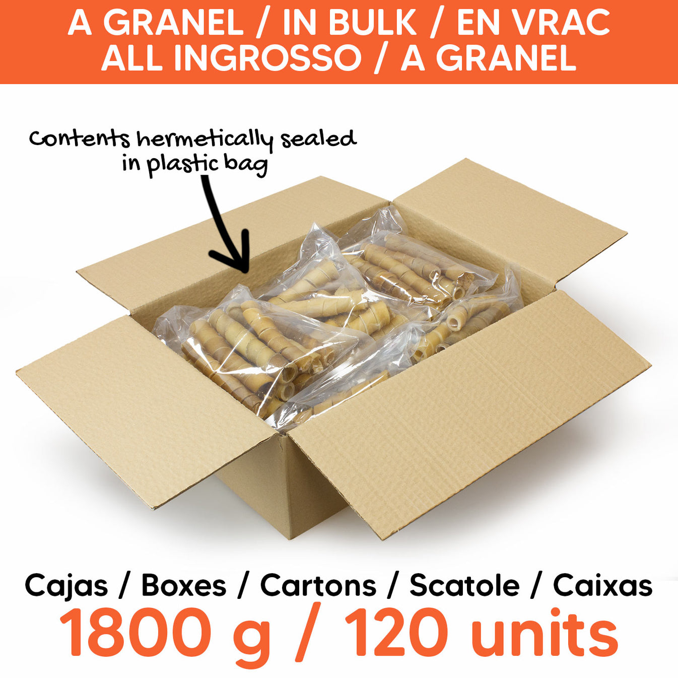 Buffalo Collagen Spirals - 12 cm