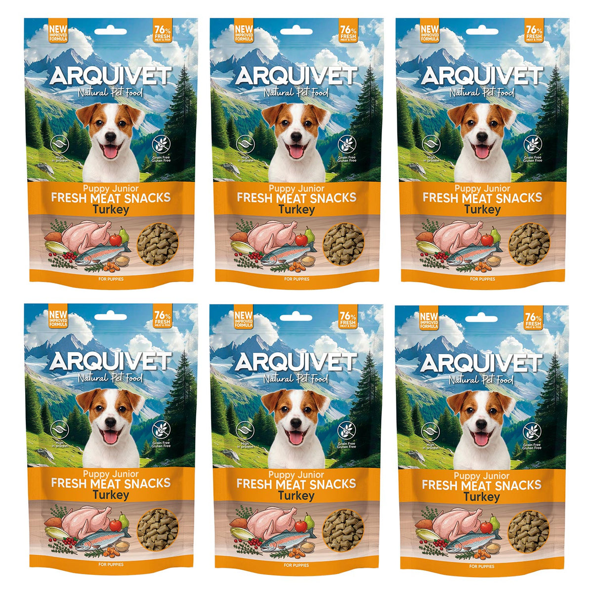Friandises semi-humides au poulet - pour chiots - Fresh Meat Snacks