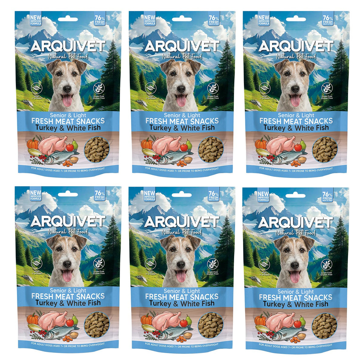 Fresh Meat Snacks - Senior & Light - Pavo y pescado blanco