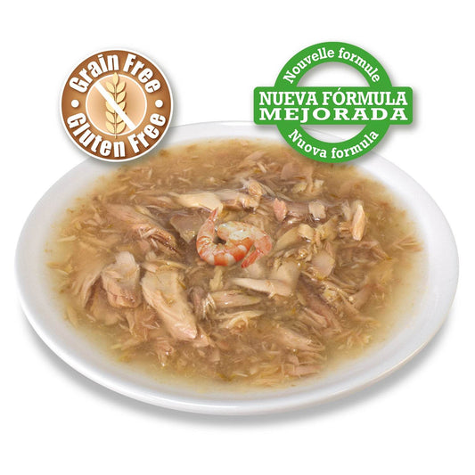 Atún Blanco en salsa con Gambas - Arquivet