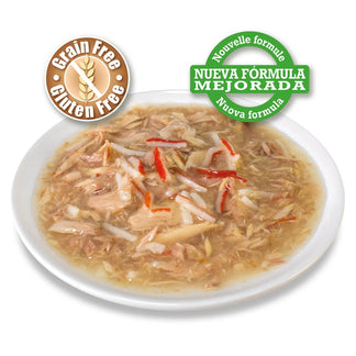 Atún Blanco en salsa con Palito de Cangrejo - Arquivet
