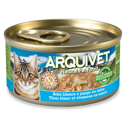Atún Blanco en salsa con Pargo 80gr. - Arquivet