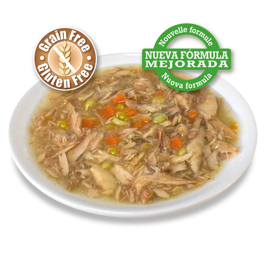 Atún Blanco en salsa con Verduras - Arquivet