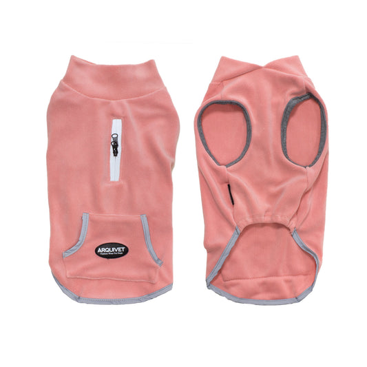 Forro polar elástico rosa "Ararat"