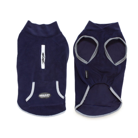 Forro polar elástico azul "Tubqal"