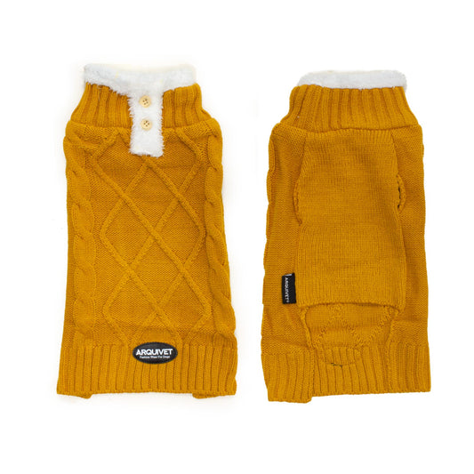 Jersey de punto con cuello de borreguito "Mulhacen"