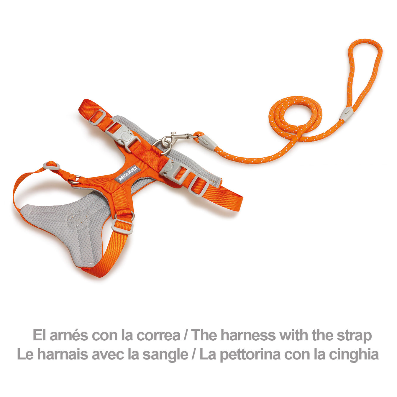 Arnés ligero "Roma" - Naranja