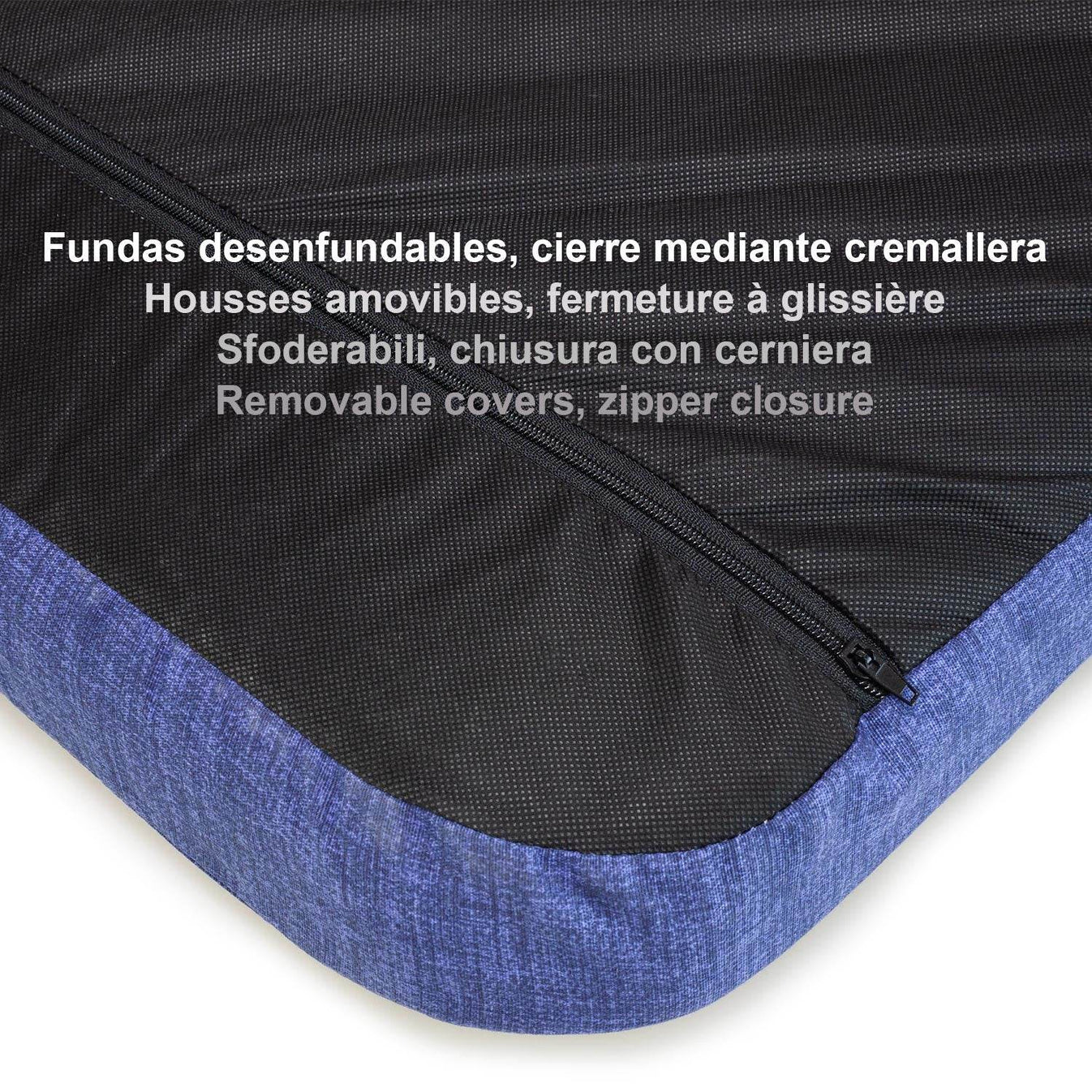Colchoneta color liso con huella 105 x 70 x 9 cm - Arquivet