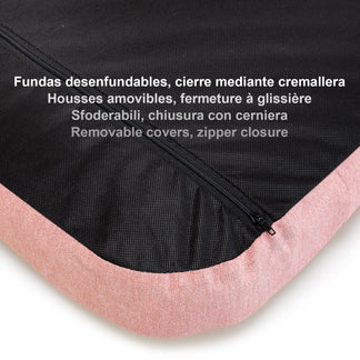 Colchoneta color liso con huella 105 x 70 x 9 cm - Arquivet