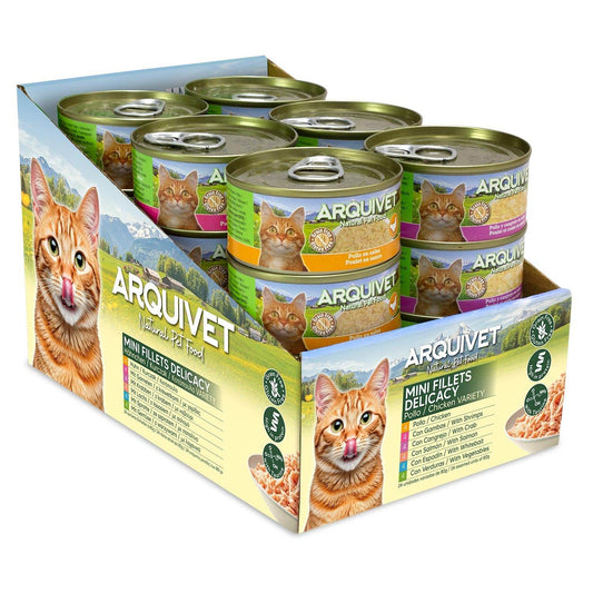 Variety pack 24 latas 80gr (6 recetas) - Arquivet