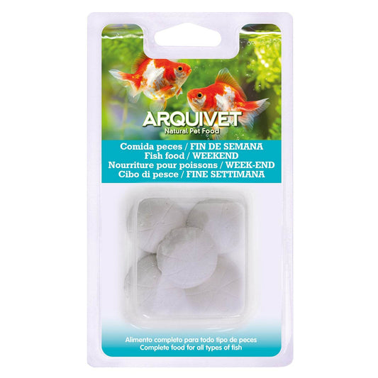 Comida peces fin de semana 6 gr x 5 uds. Total 30gr / caja 24 uds - Arquivet