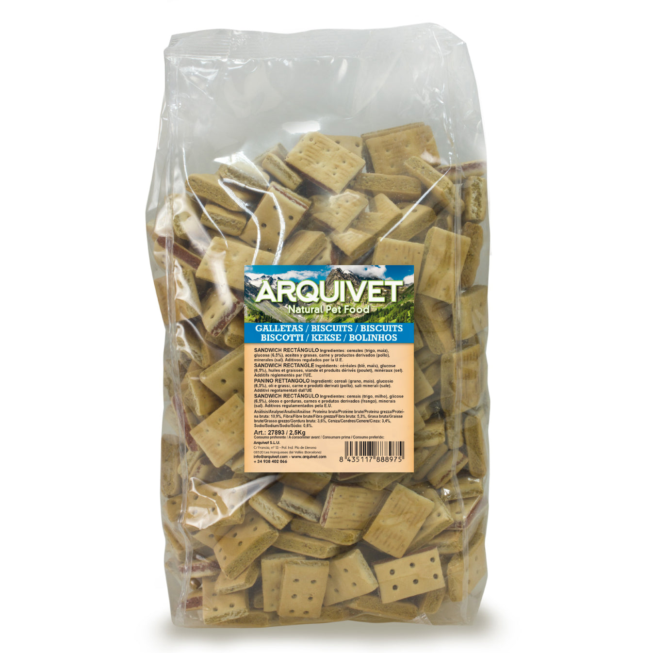 Biscoitos Retangulares Recheados