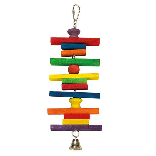 Maderas de colores y campana- 10 x 28 cm - Arquivet