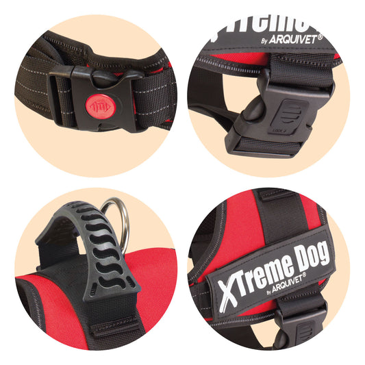 Arnés Xtreme Dog - Rojo