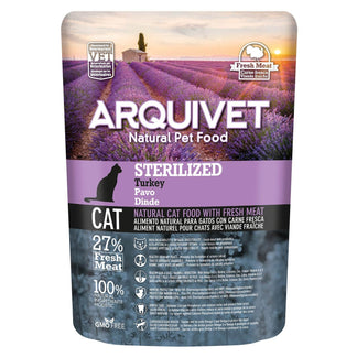 Pienso Super Premium de pavo para gatos esterilizados (Carne fresca) - Arquivet