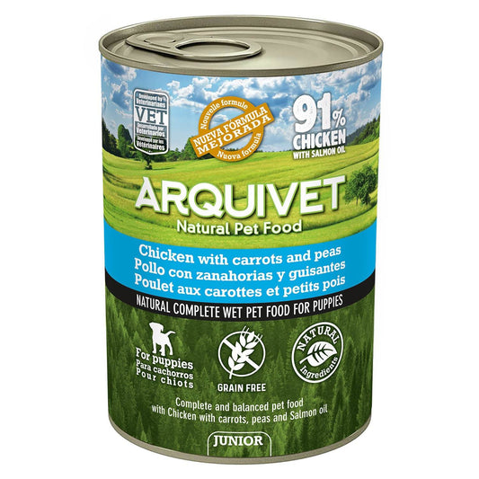 Pâté de poulet JUNIOR 400 g - Arquivet