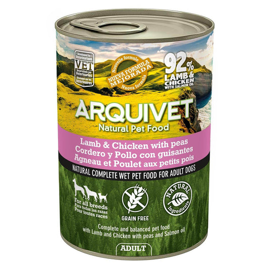 Pâté 400g ADULT Agneau et Poulet - Arquivet