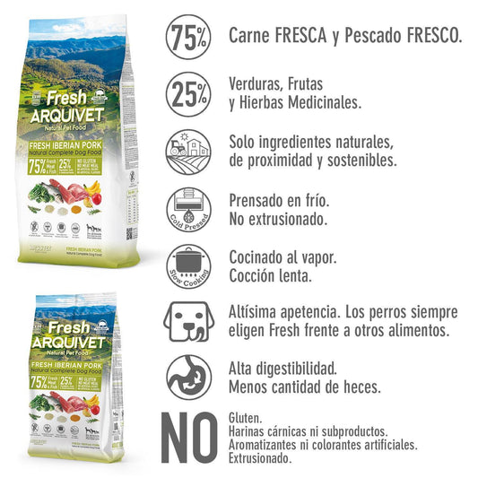 Fresh-Pienso semihúmedo de Cerdo Ibérico - Arquivet