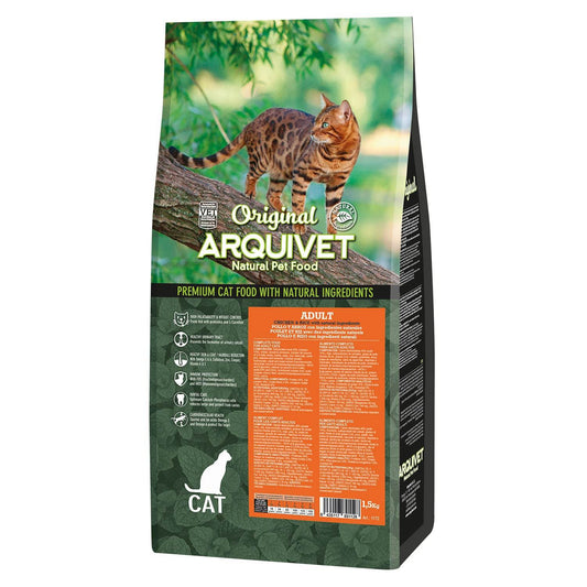 Original - Pienso de pollo y arroz para gatos adultos - Arquivet